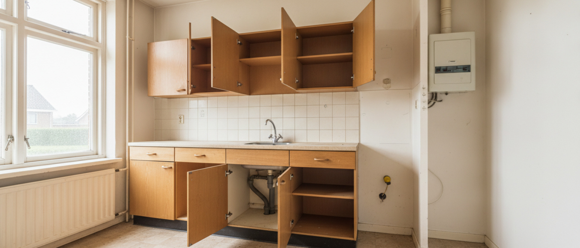 Tip 1: Maak eerst een volledige opname van de oude keuken
