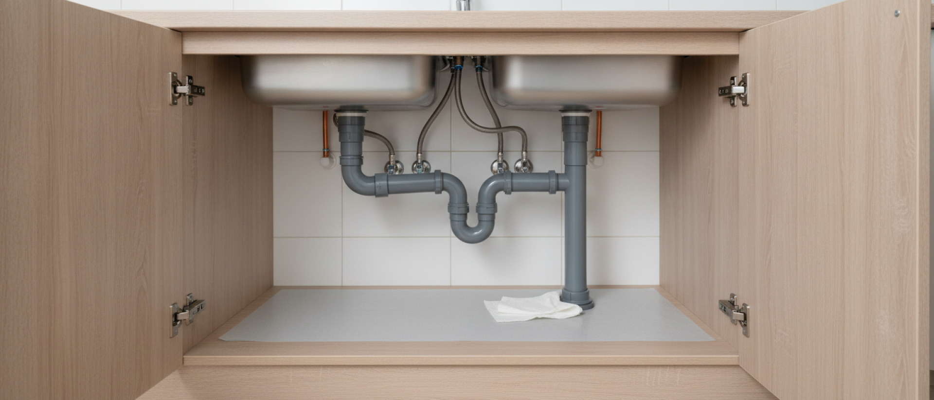9 tips om lekkage rond jouw nieuwe spoelbak vroeg op te merken.