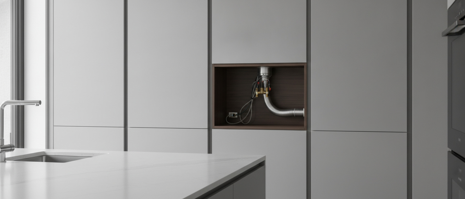 Koffiemachine inbouw plaatsen